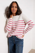 Women's Campbell Cashmere Stripe Pullover