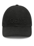 Loewe X Paula`S Ibiza Men Canvas Hat With Embroidery On The Front
