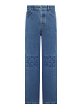 Loewe Men Baggy Anagram Denim Jeans