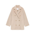 Max Mara Neutrals Coats - Double Breasted & Peacoats Women