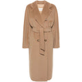 Max Mara Neutrals Coats - Double Breasted & Peacoats Women