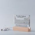 UncommonCarry LED Periodic Table - Brown