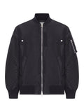 Sacai Men Nylon Bomber Jacket With Zip