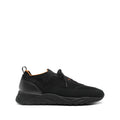 Santoni Black Trainers - Low-Tops Men
