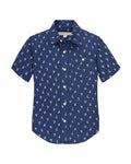 Hope & Henry Seersucker Printed Shirt