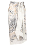 Ferragamo Women Pareo With "Travel" Print