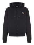 Burberry Men Cotton Sweatshirt With Zip And Hood