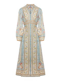 Zimmermann Women Roselight Plunge Midi Dress