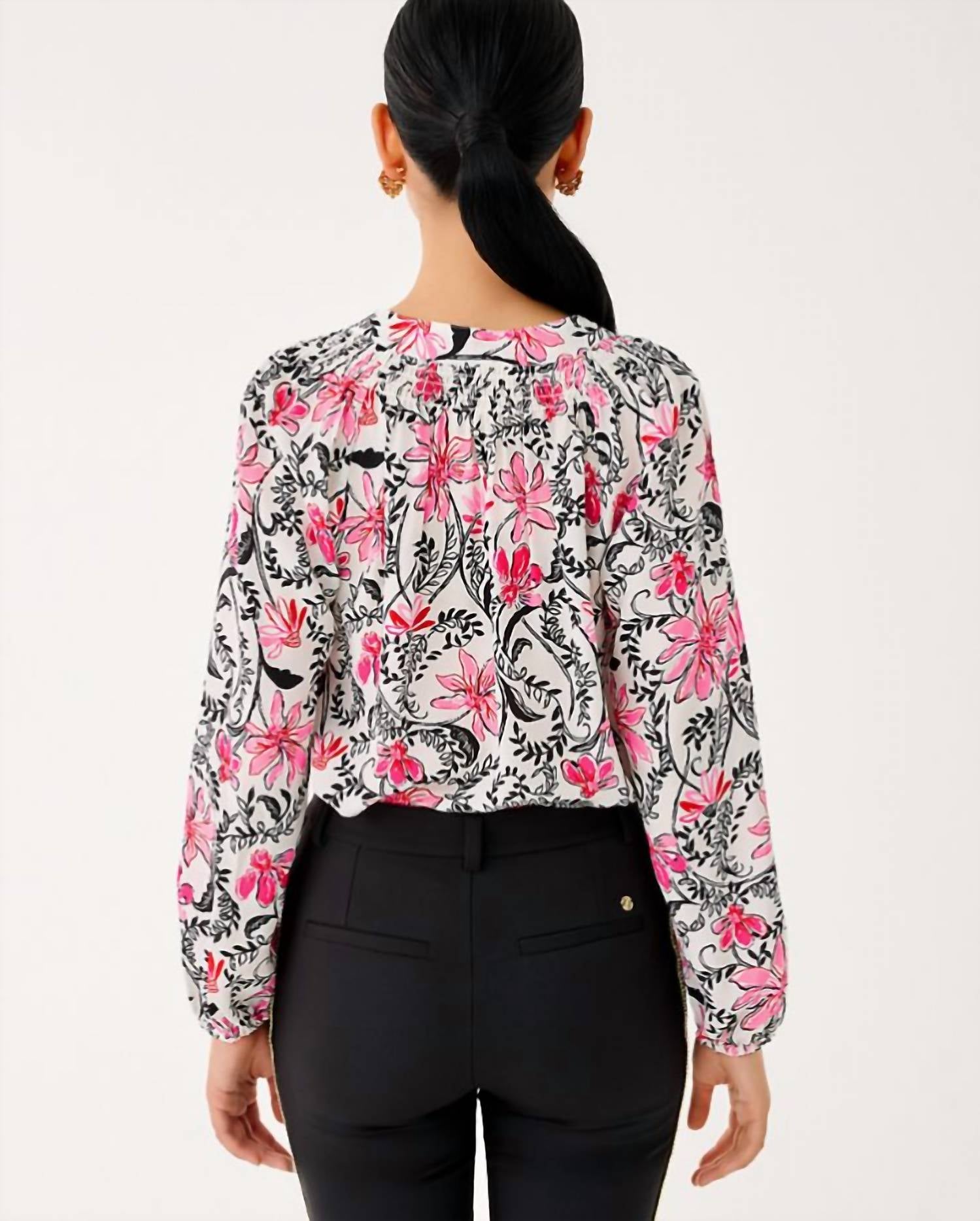 Elsa Top In Coconut Sunshine Seekers