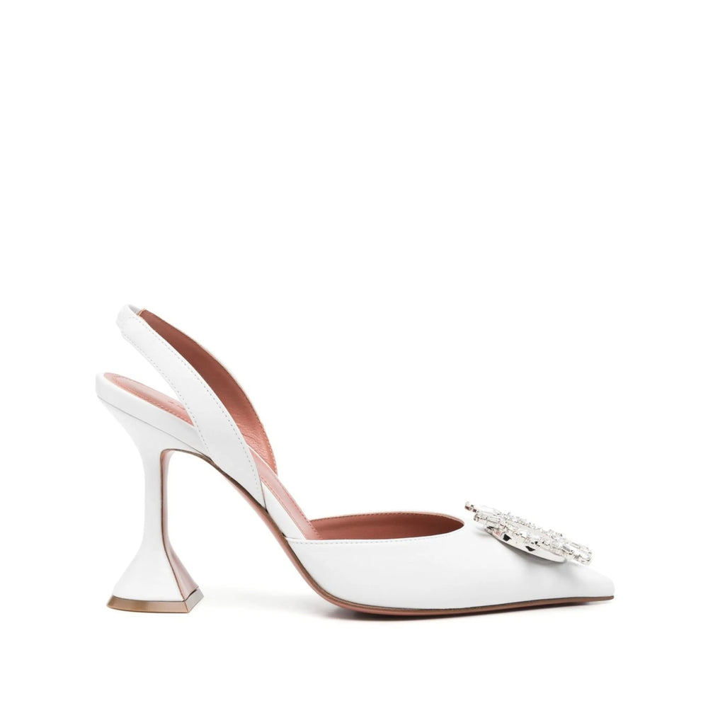 Amina Muaddi White Pumps Women