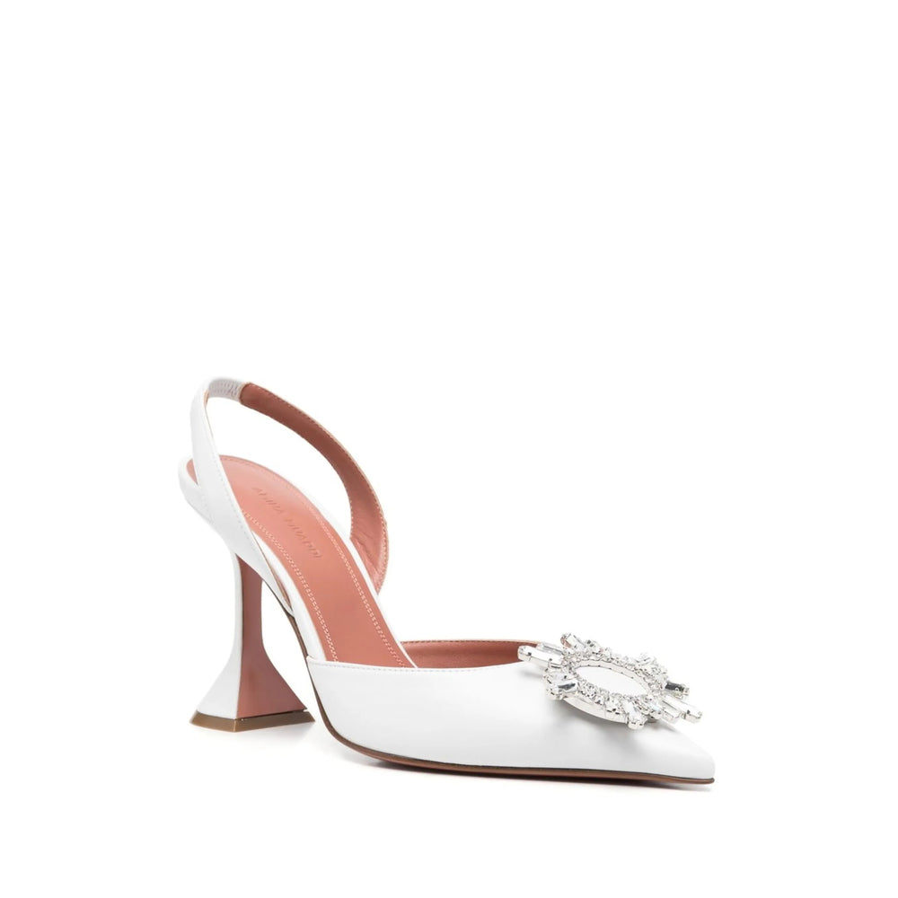 Amina Muaddi White Pumps Women