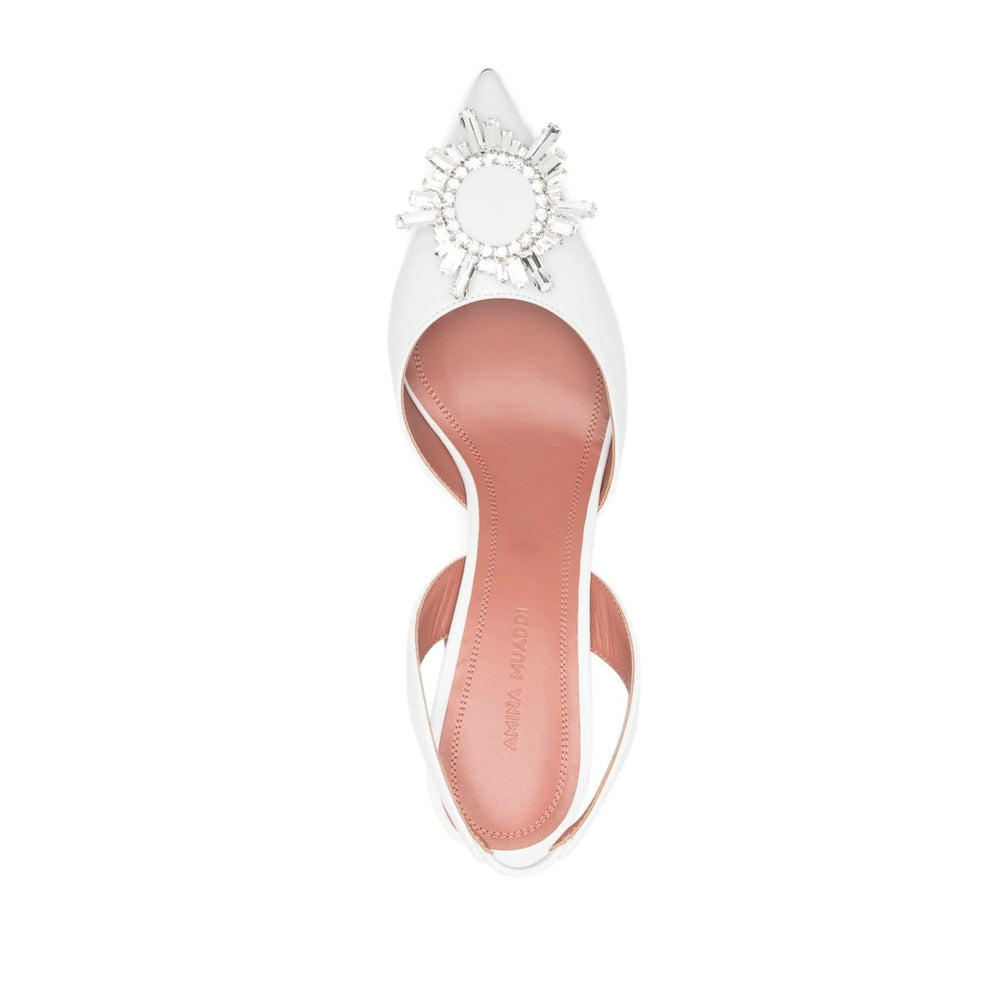 Amina Muaddi White Pumps Women
