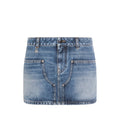 Amiri Blue Skirts - Pencil Skirts Women