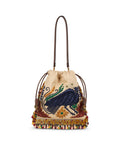 Etro Women Etro X Tabby Booth Small Kalispera Raffia Bag With Embroidery And Beads