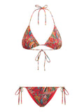 Etro Women Bikini With Paisley Foliage Motif
