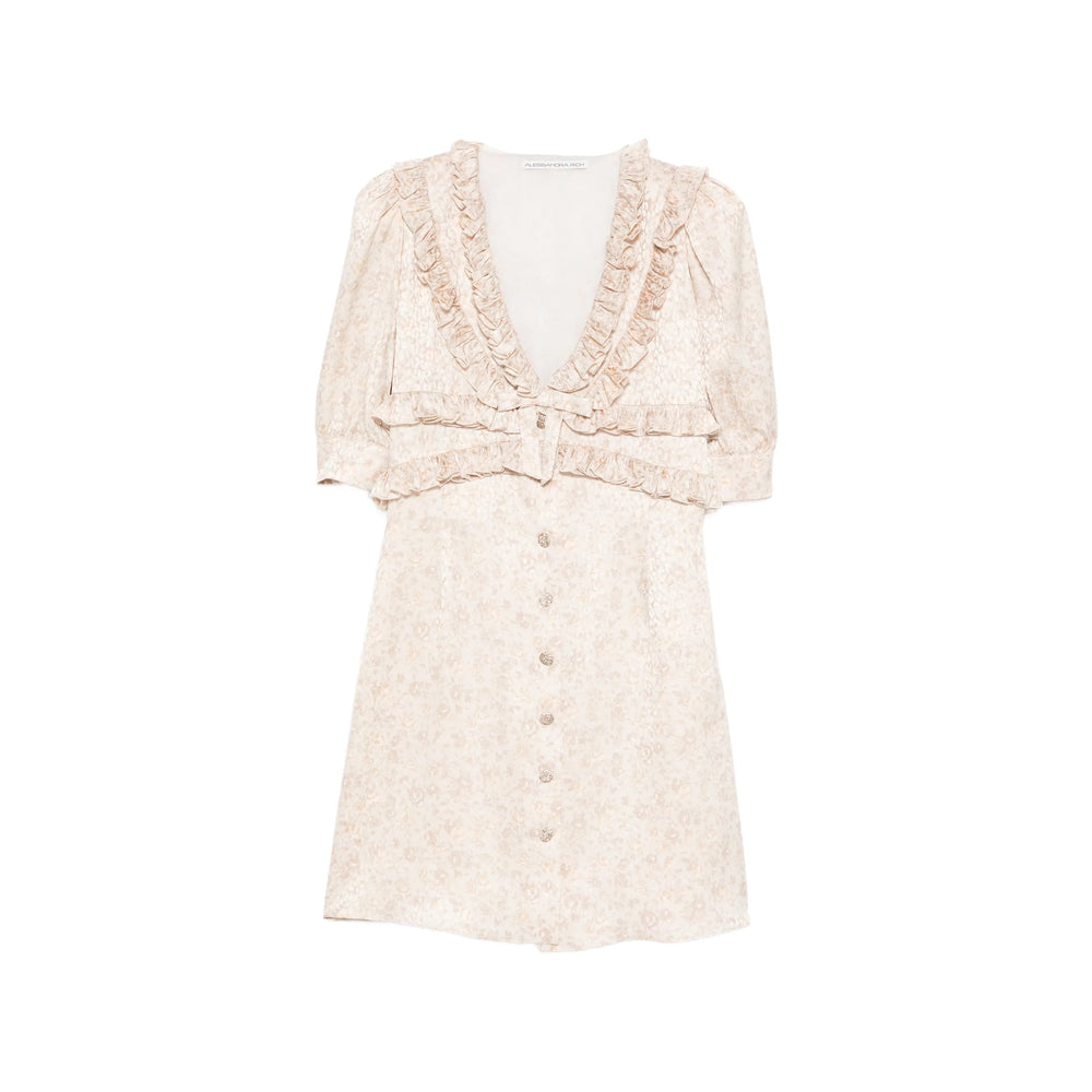 Alessandra Rich Neutrals Dresses - Day Dresses Women