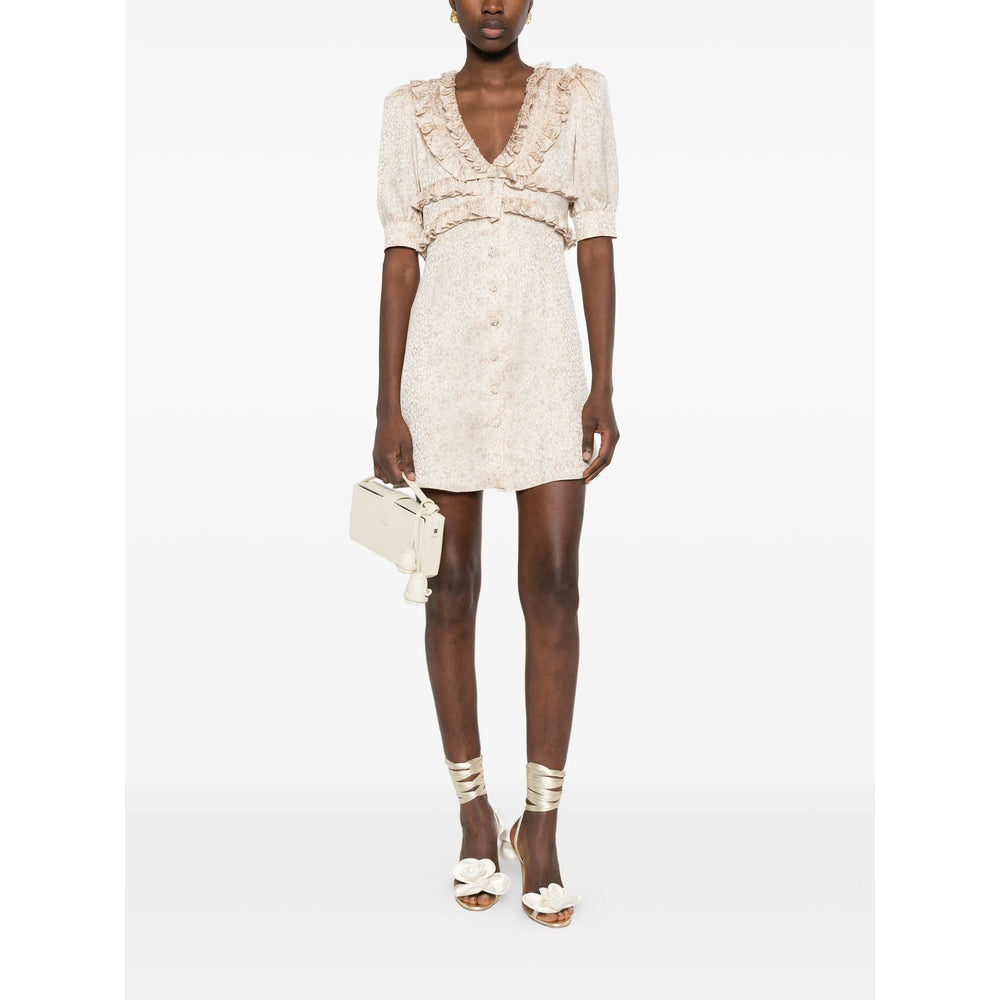 Alessandra Rich Neutrals Dresses - Day Dresses Women