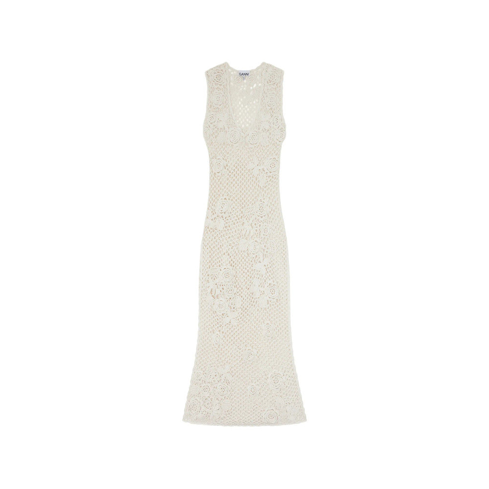 Ganni Neutrals Dresses - Day Dresses Women