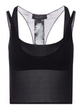 Gucci Women Semi-Transparent Top In Technical Fabric