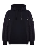 Sacai Men Cotton And Nylon Hoodie