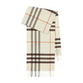 Burberry White Scarves Men