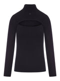Courreges Women Ribbed Sweater With Cut-Out Detail