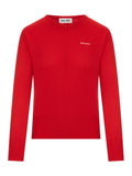 Miu Miu Women Cashmere V-Neck Sweater With Logo
