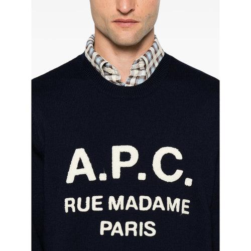 A.P.C. Blue Sweaters & Knitwear - Jumpers Men