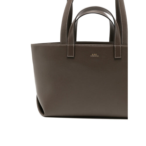 A.P.C. Brown Tote Bags Women