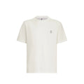 Brunello Cucinelli White T-Shirts & Vests - T-Shirts Men