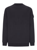 Stone Island Men Crew Neck Sweatshirt In Stretch Cotton