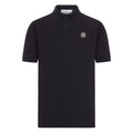 Stone Island Black Polo Shirts Men