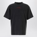 Balenciaga Light Blue Medium-Fit T-Shirt With Logo Men