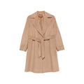Max Mara Studio Neutrals Coats - Single Breasted Coats Women