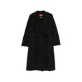 Max Mara Studio Black Coats - Single Breasted Coats Women