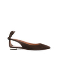 Aquazzura Brown Ballet Flats Women