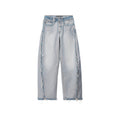 Alexander Wang Blue Denim - Wide-Leg Jeans Women
