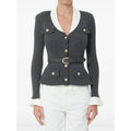 Self-Portrait Grey Knitwear - Cardigans Women