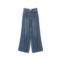 Self-Portrait Blue Denim - Wide-Leg Jeans Women