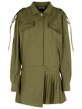 Off-White 'Savana' Green Cotton Dress Women