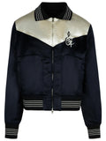 Amiri 'Music' Black Polyester Blend Bomber Jacket Men