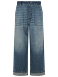 Maison Margiela Blue Light Cotton Jeans Men