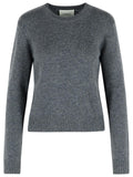 Lisa Yang 'Mable' Graphite Cashmere Sweater Women