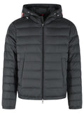 Moncler 'Vermeille' Short Hooded Down Jacket In Black Polyester Men