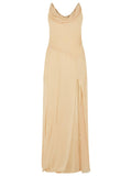 Blumarine Cream Viscose Dress Women