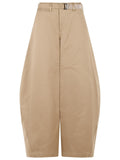Sacai Chino' Beige Cotton Pants Women