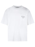 Acne Studios White Cotton And Linen T-Shirt Women