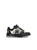 Amiri 'Skyline' Sneakers In Black And Ivory Leather Blend Men