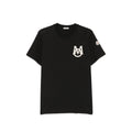Moncler Black T-Shirts & Vests - T-Shirts Men