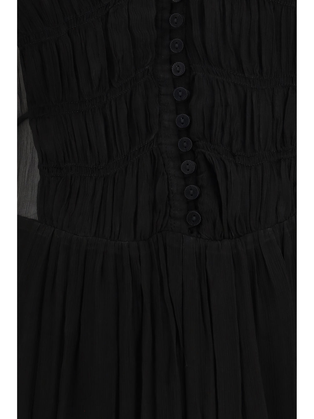 Marant Etoile Women Buttoned Sheer Long Dress